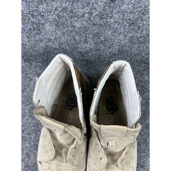 VANS Off The Wall SK8 Shoes Women's 6 Mid Top 72145 Bolt Liquid Biscotti - Picture 3 of 8